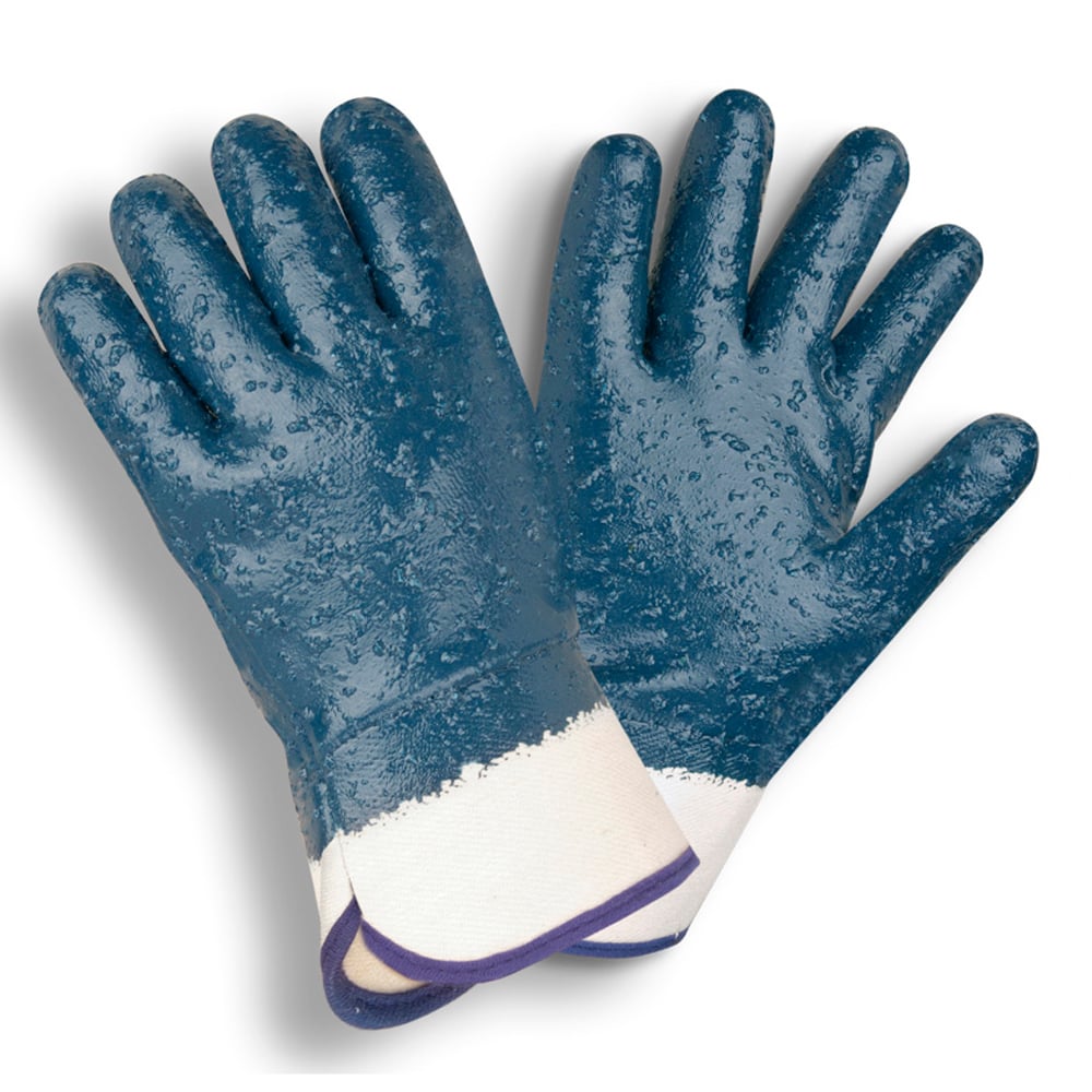 Cordova Heavy Nitrile Rough Full Coated Supported Gloves, Jersey Lined, 1 dozen (12 pairs) - Gorvex.com