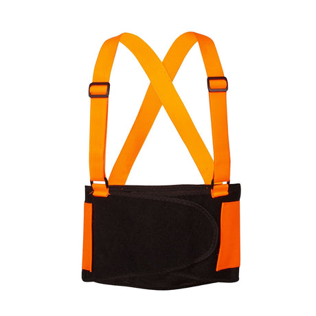 Cordova Hi Vis Back Support Belt with Attached Suspenders - Gorvex.com