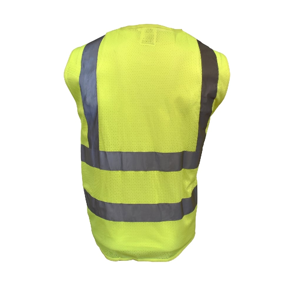 Cordova Hi Vis Mesh Vest with Inner Pocket and Velcro Closure - Gorvex.com