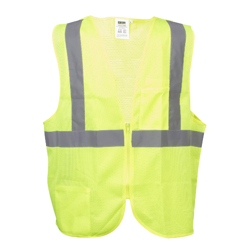 Cordova Hi Vis Mesh Vest/Single Reflective Strip + Inner & Outer Pockets - Gorvex.com