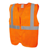 Cordova Hi Vis Mesh Vest/Single Reflective Strip + Inner & Outer Pockets - Gorvex.com