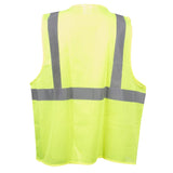 Cordova Hi Vis Mesh Vest/Single Reflective Strip + Inner & Outer Pockets - Gorvex.com