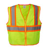 Cordova Hi Vis Two - Toned Mesh Vest/Inside Pocket + Zipper Closure - Gorvex.com