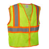 Cordova Hi Vis Two - Toned Mesh Vest/Inside Pocket + Zipper Closure - Gorvex.com