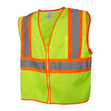 Cordova Hi Vis Two - Toned Mesh Vest/Inside Pocket + Zipper Closure - Gorvex.com