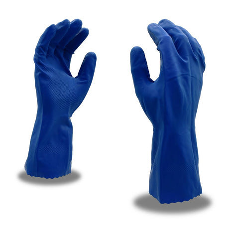 Cordova Standard Weight Latex Canner Glove with Embossed Grip, 1 dozen (12 pairs) - Gorvex.com