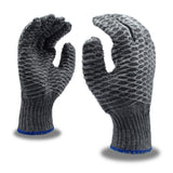 Cordova Synthetic Machine Knit Gloves with PVC Criss - Cross Coating, 1 dozen (12 pairs) - Gorvex.com