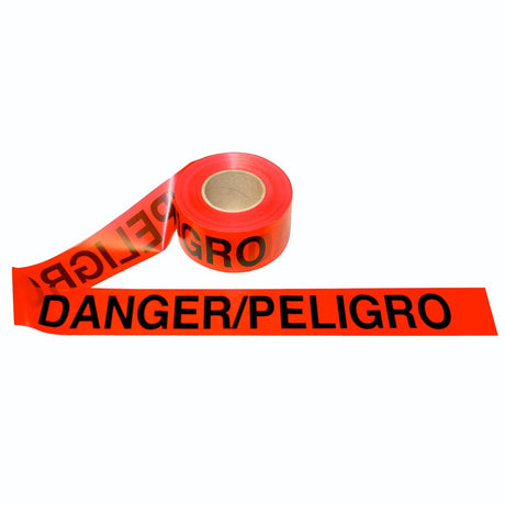 Cordova T213 "Danger/Peligro" Bilingual Barricade Tape, 1 case (12 pieces) - Gorvex.com