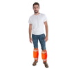 Cordova VGL100/1 Hi Vis Mesh Leg Gaiters with Silver Reflective Tapes, 1 pair - Gorvex.com