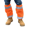 Cordova VGL100/1 Hi Vis Mesh Leg Gaiters with Silver Reflective Tapes, 1 pair - Gorvex.com