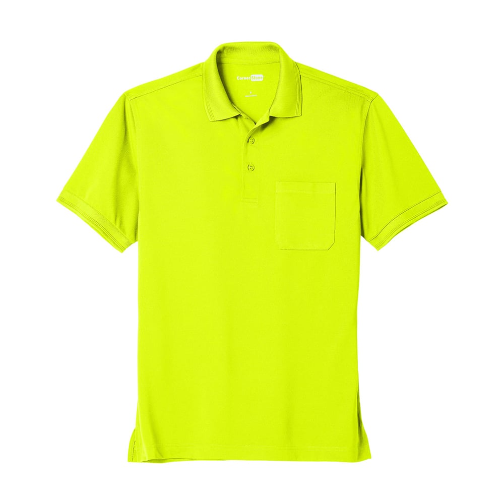 CornerStone CS4020P Industrial Snag - Proof Pique Polo with Pocket - Gorvex.com