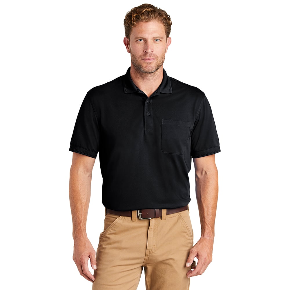 CornerStone CS4020P Industrial Snag - Proof Pique Polo with Pocket - Gorvex.com