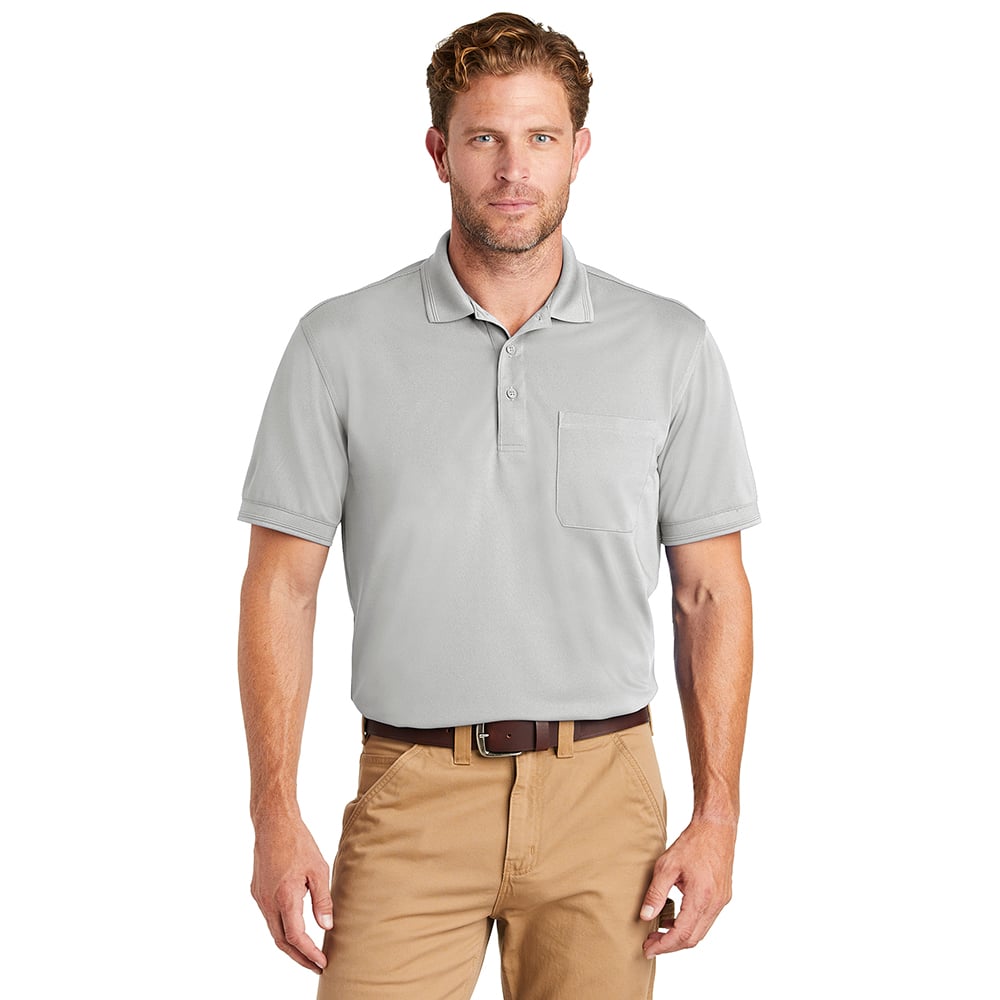 CornerStone CS4020P Industrial Snag - Proof Pique Polo with Pocket - Gorvex.com