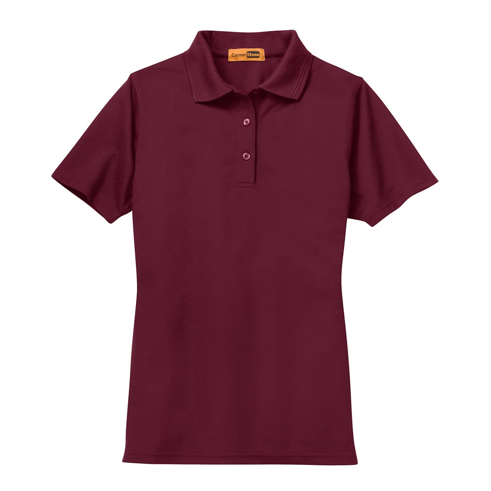 CornerStone CS403 Ladies Industrial Pique Polo - Gorvex.com