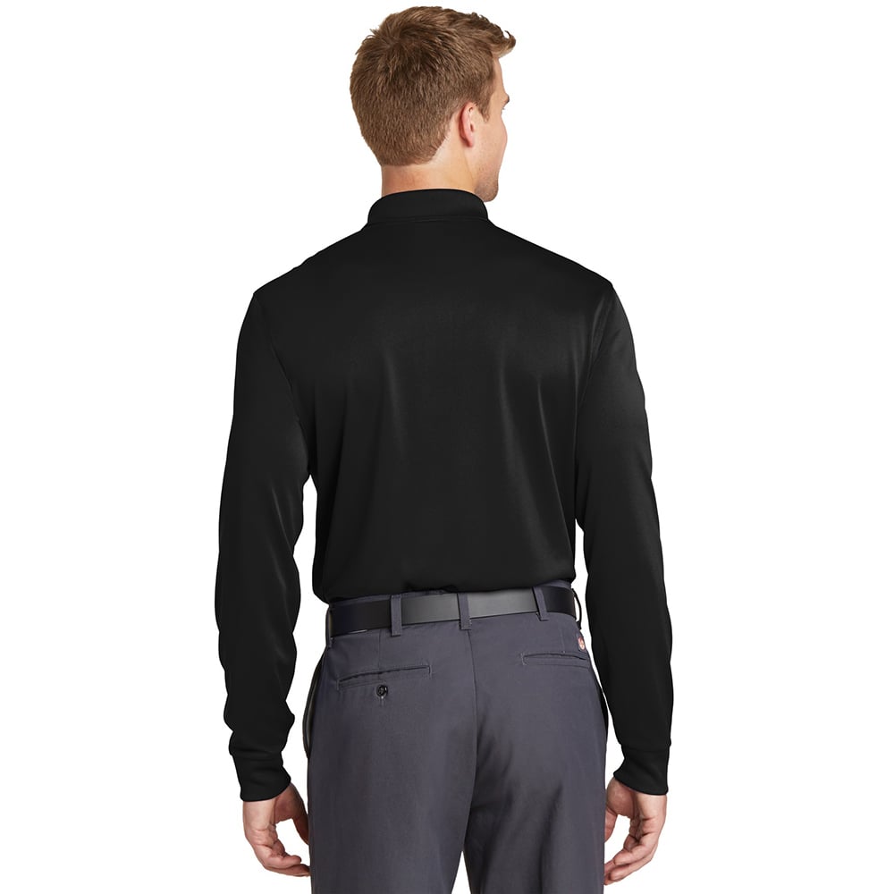 CornerStone CS412LS Select Snag - Proof Polo with Long Sleeves - Gorvex.com