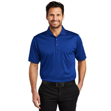 CornerStone CS415 Snag - Proof Tipped Polo with Pocket - Gorvex.com