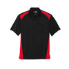 CornerStone CS416 Two Way Colorblock Polo with Pocket - Gorvex.com