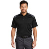 CornerStone CS416 Two Way Colorblock Polo with Pocket - Gorvex.com