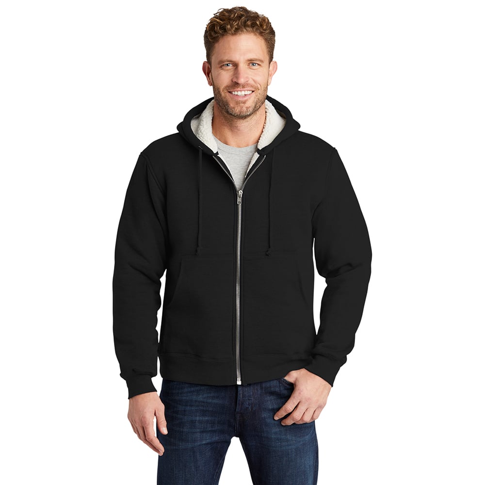 CornerStone CS625 Sherpa - Lined Hooded Fleece Jacket - Gorvex.com