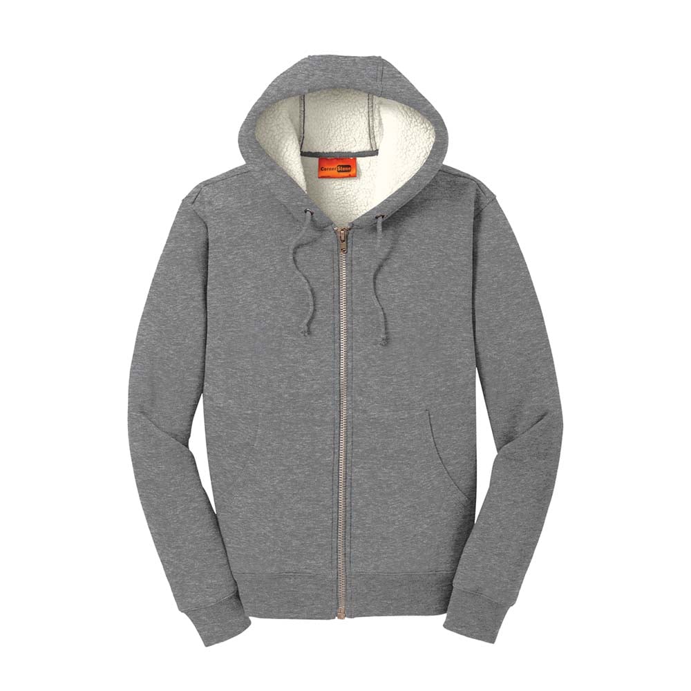 CornerStone CS625 Sherpa - Lined Hooded Fleece Jacket - Gorvex.com