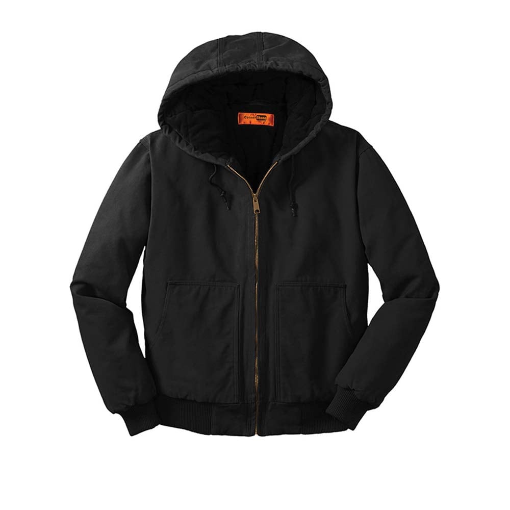 CornerStone CSJ41 Duck Cloth Insulated Hooded Jacket - Gorvex.com