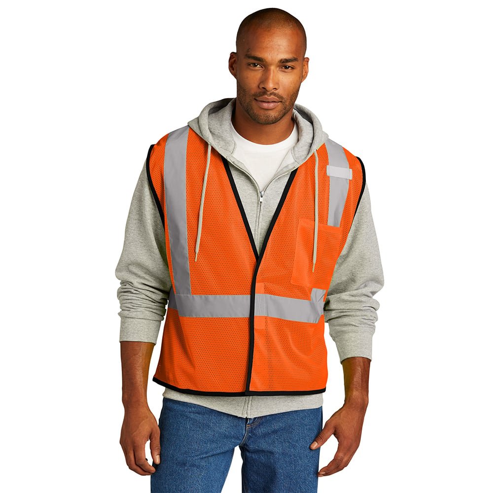 CornerStone CSV100 Economy Mesh One - Pocket Vest - Gorvex.com