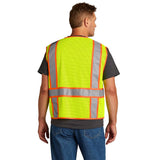 CornerStone CSV103 Class 2 Mesh Zippered Two - Tone Vest - Gorvex.com