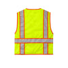 CornerStone CSV103 Class 2 Mesh Zippered Two - Tone Vest - Gorvex.com