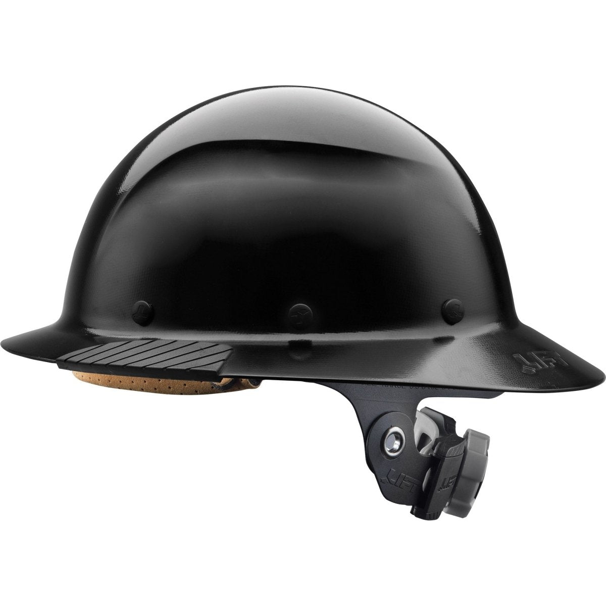 CSA Certified DAX Full Brim Hard Hat - Black - Gorvex.com