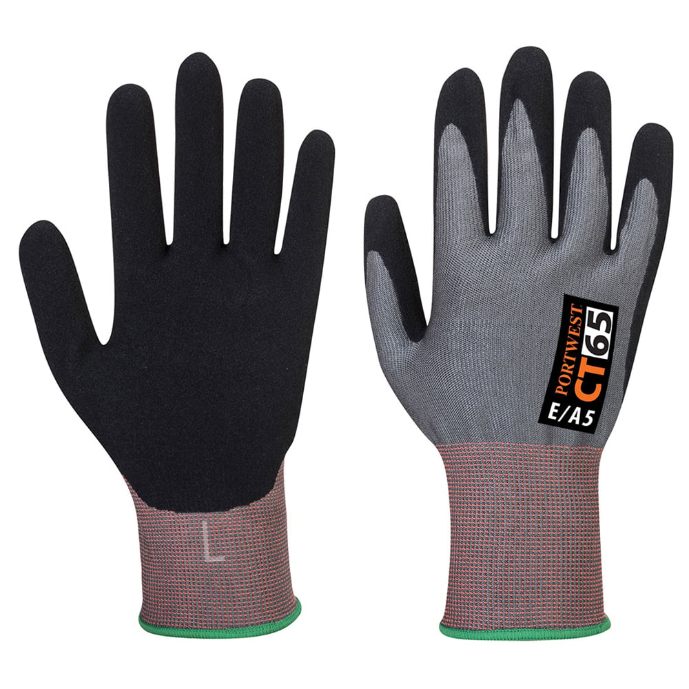 Portwest CT65 CT Series Cut Level A5 Nitrile Foam Gloves