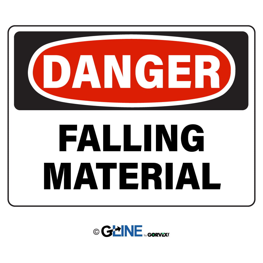 Falling Material - Danger Sign
