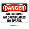 No Smoking No Open Flames No Sparks - Danger Sign