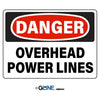 Overhead Power Lines - Danger Sign