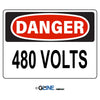 480 Volts - Danger Sign