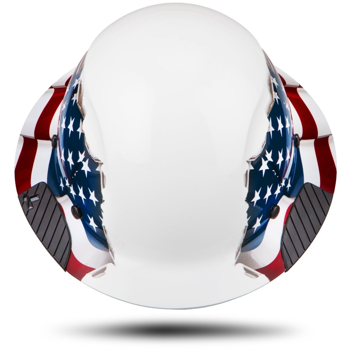 DAX American Flag Full Brim Hard Hat - Gorvex.com