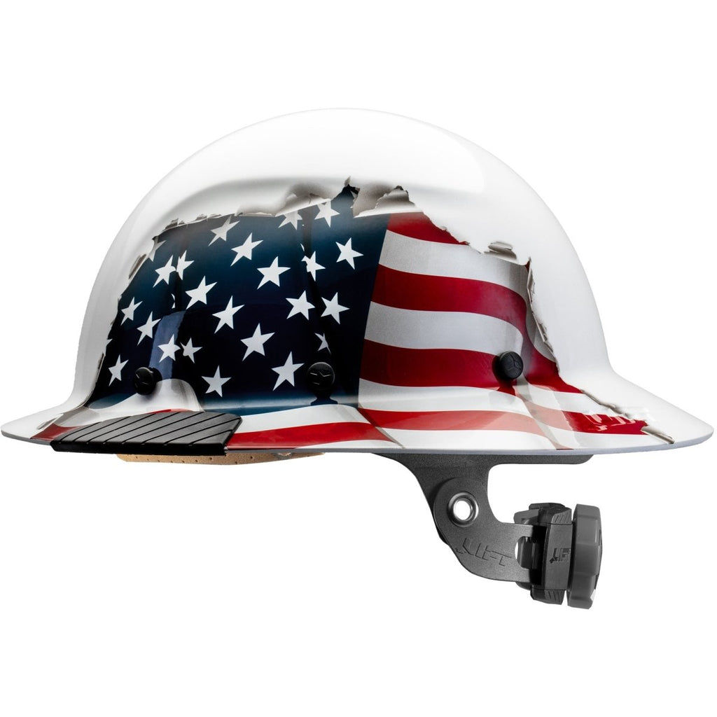 DAX American Flag Full Brim Hard Hat - Gorvex.com