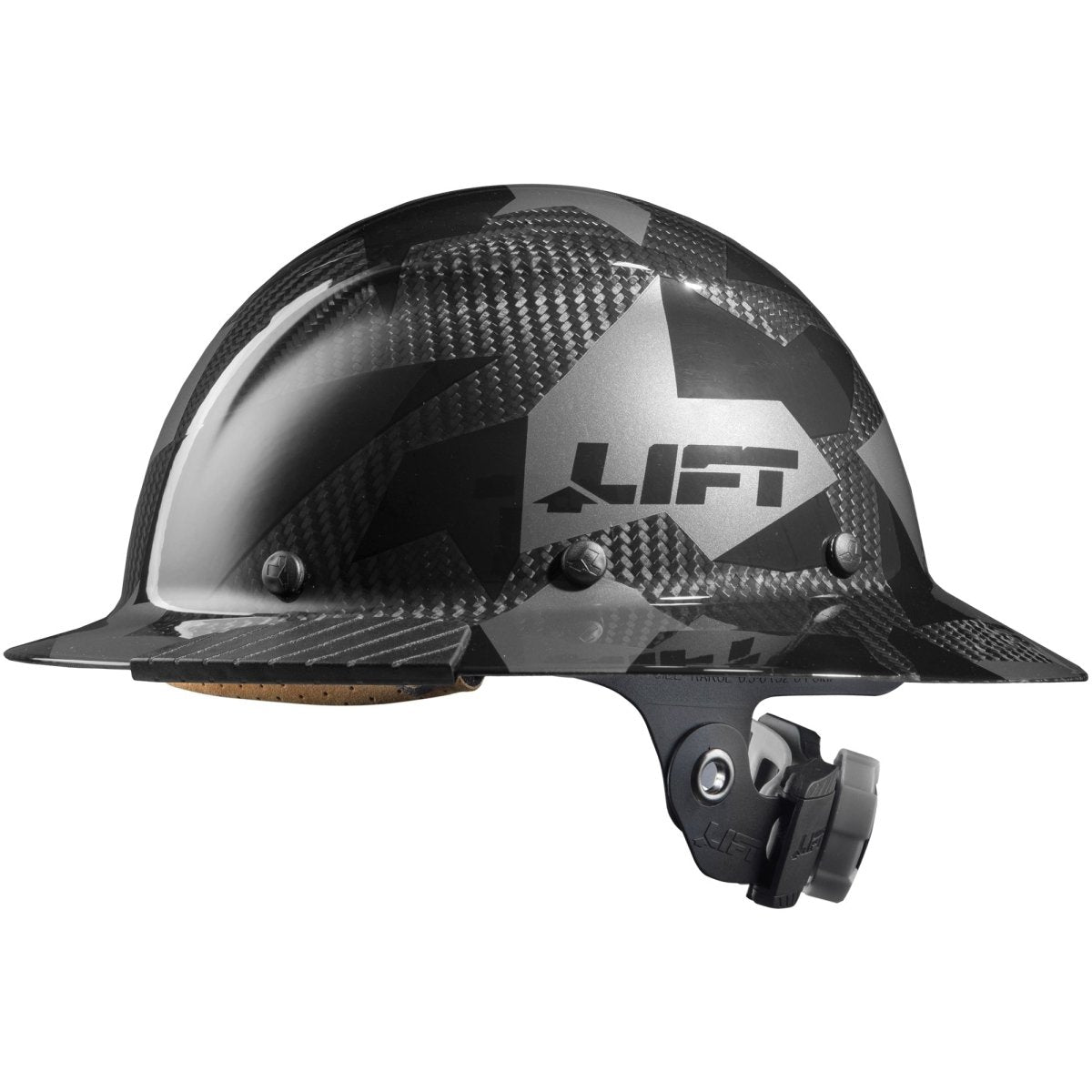 DAX Carbon Fiber Camo Full Brim Hardhat - Gorvex.com
