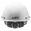 DAX Carbon Fiber White Cap Style Hardhat - Gorvex.com
