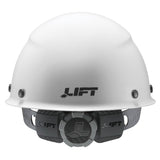 DAX Carbon Fiber White Cap Style Hardhat - Gorvex.com