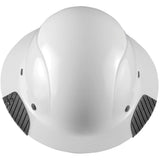 DAX Carbon Fiber White Full Brim Hardhat - Gorvex.com