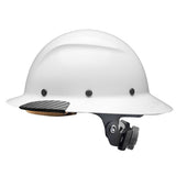 DAX Carbon Fiber White Full Brim Hardhat - Gorvex.com