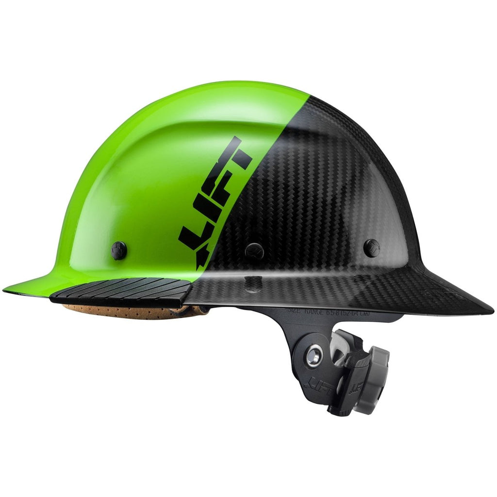 DAX Fifty 50 Carbon Fiber Full Brim Hardhat - Gorvex.com