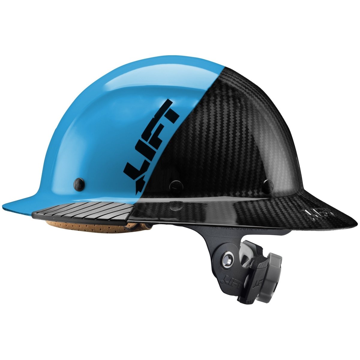 DAX Fifty 50 Carbon Fiber Full Brim Hardhat - Gorvex.com