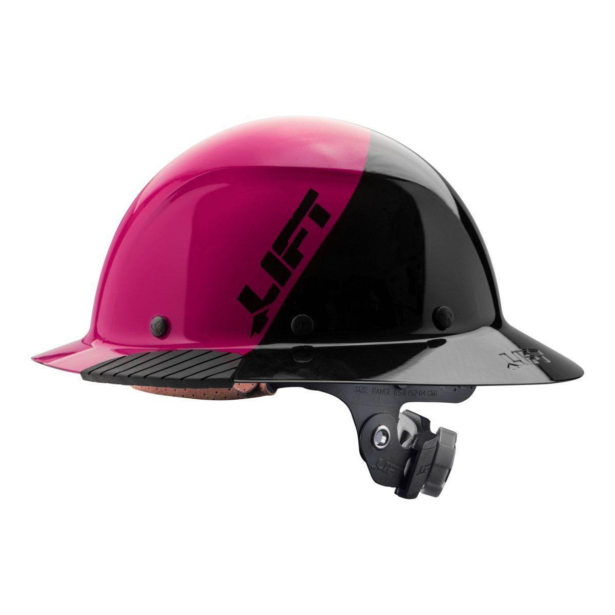 DAX Fifty/50 Pink Full Brim Hard Hat - Gorvex.com