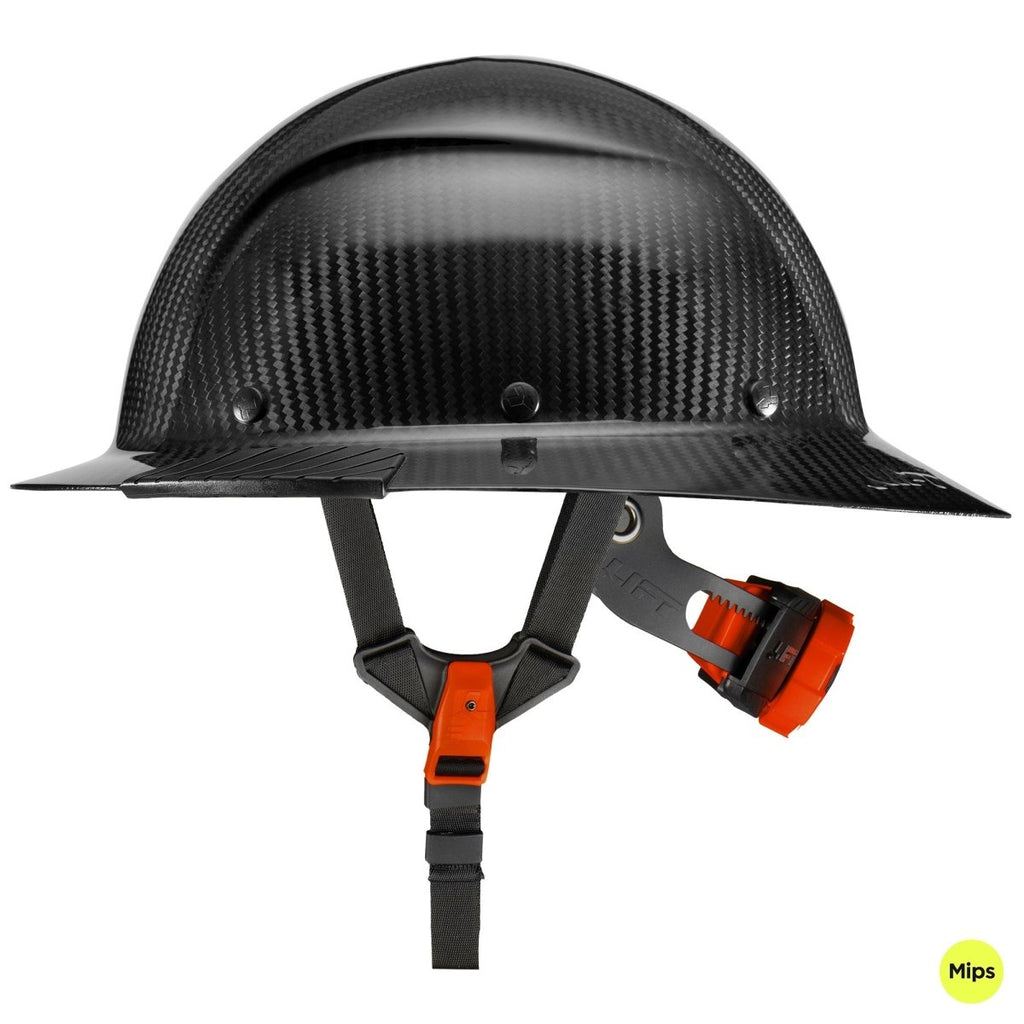 DAX Full Brim Hard Hat with Mips - Carbon Gloss - Gorvex.com