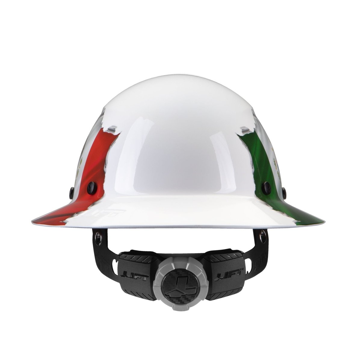 DAX Mexican Flag Full Brim Hard Hat - Gorvex.com