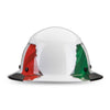 DAX Mexican Flag Full Brim Hard Hat - Gorvex.com
