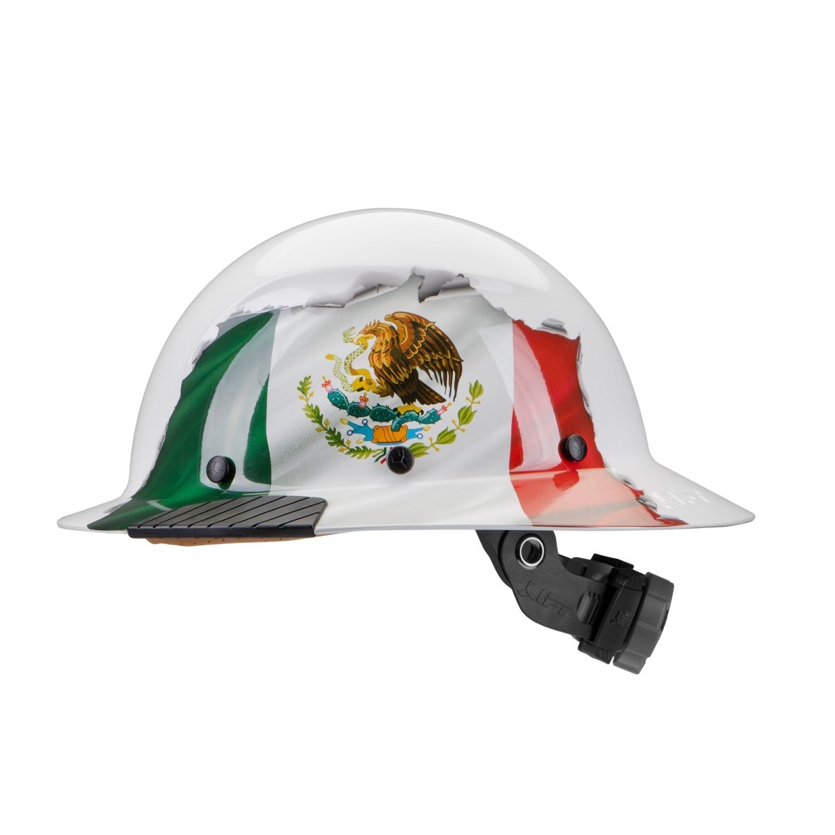 DAX Mexican Flag Full Brim Hard Hat - Gorvex.com