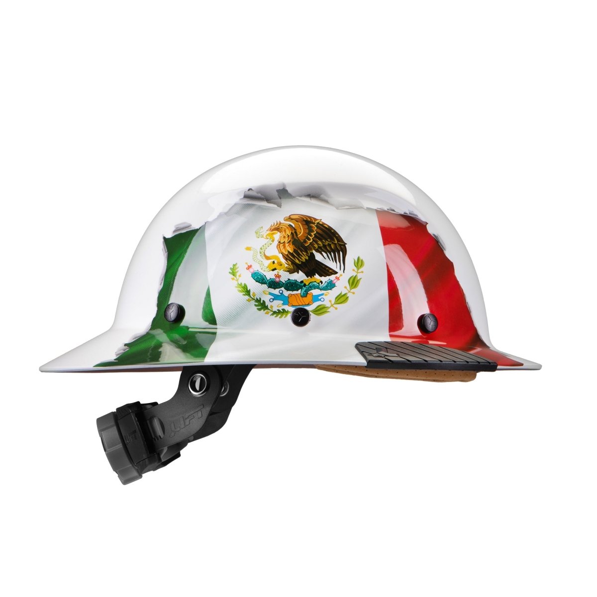 DAX Mexican Flag Full Brim Hard Hat - Gorvex.com