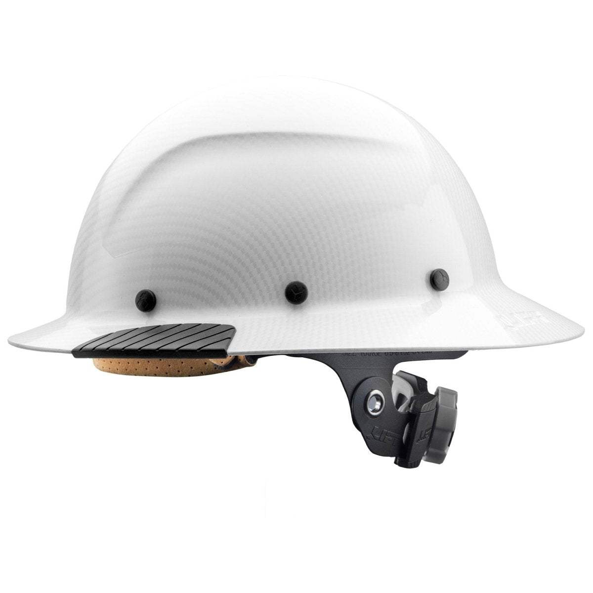 DAX White Carbon Full Brim Hard Hat - Gorvex.com